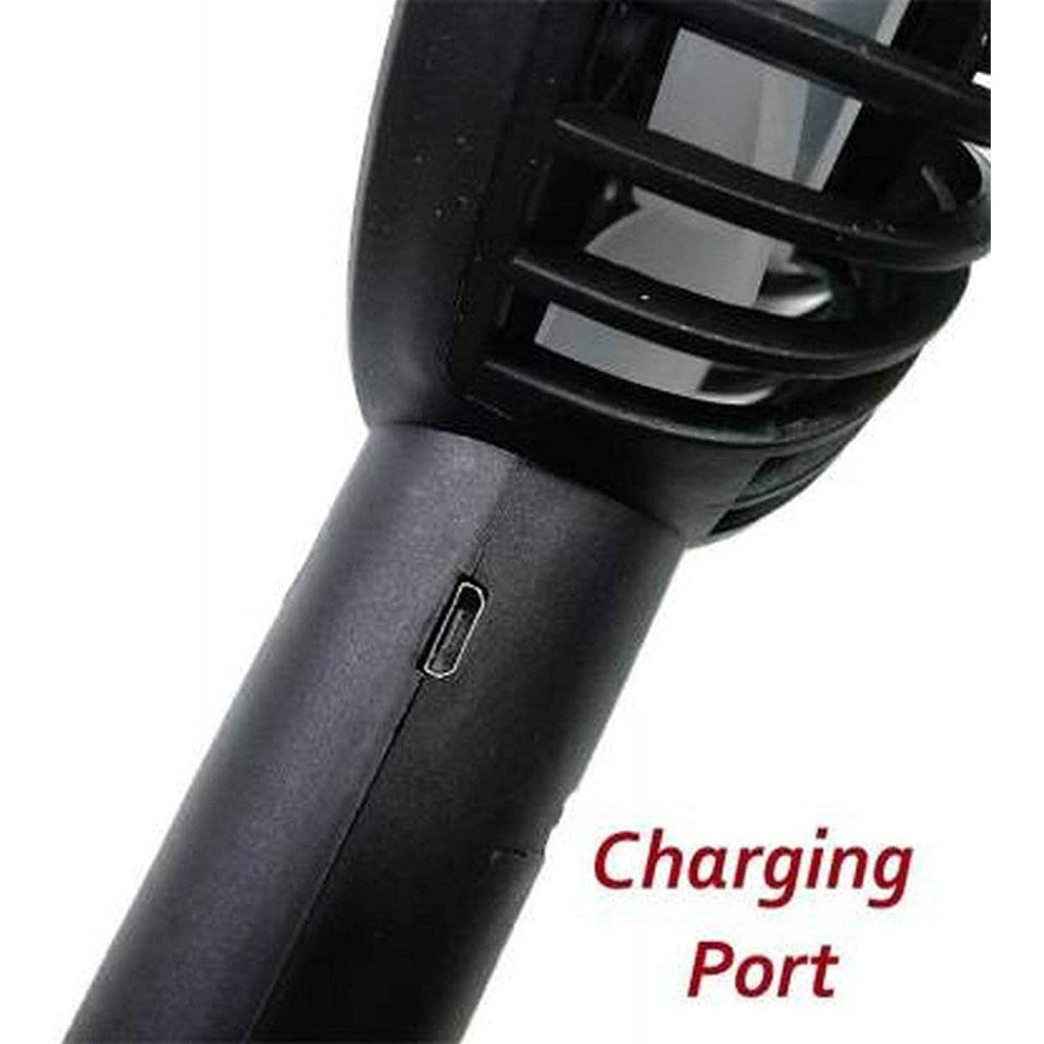 USB Rechargeable Fan | Handheld 3 Speed Strong Wind Electric Small Mini Cooling Fan (random color)