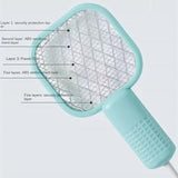 Mini USB Electric Mosquito Racket, Mosquito Swatter UV Light Sharp Sparking Racket